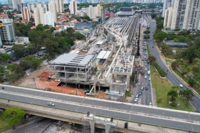 Pátio Água Espraiada abrigará toda a frota de trens da Linha 17.