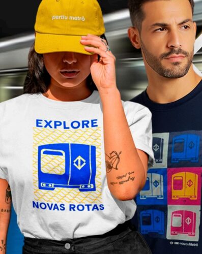 Novos produtos com a marca do Metrô poderão ser encontrados na internet e em lojas físicas.