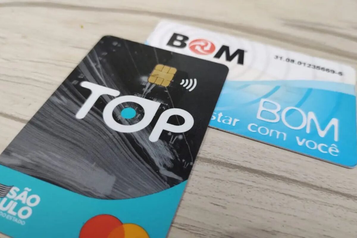 O Cartão BOM foi substituído pelo TOP em 2022
