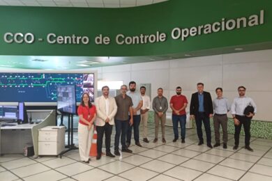 Equipe da CPTM no CCO da CBTU em Recife