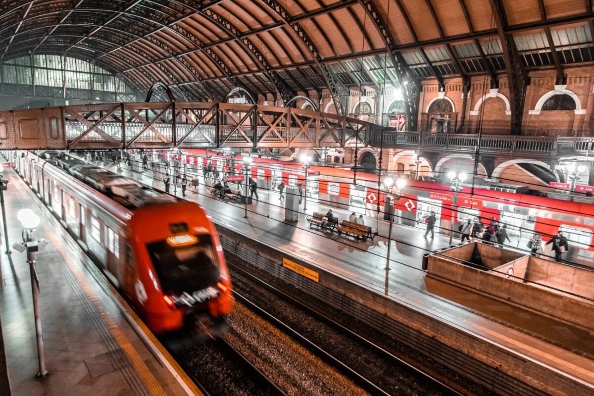 Trem da CPTM na estação Luz