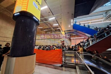 Estação Pinheiros em reforma