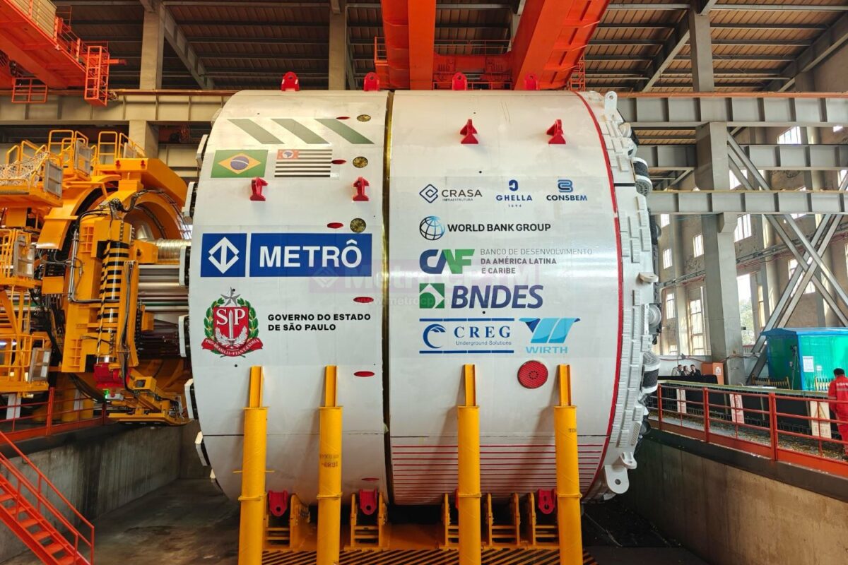Novo tatuzão do Metrô de São Paulo foi entregue na China