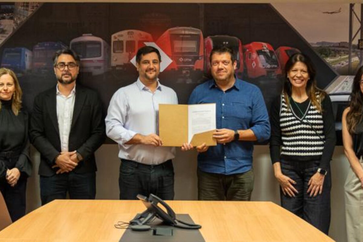 Presidentes da CPTM e da TIC Trens assinam convênio