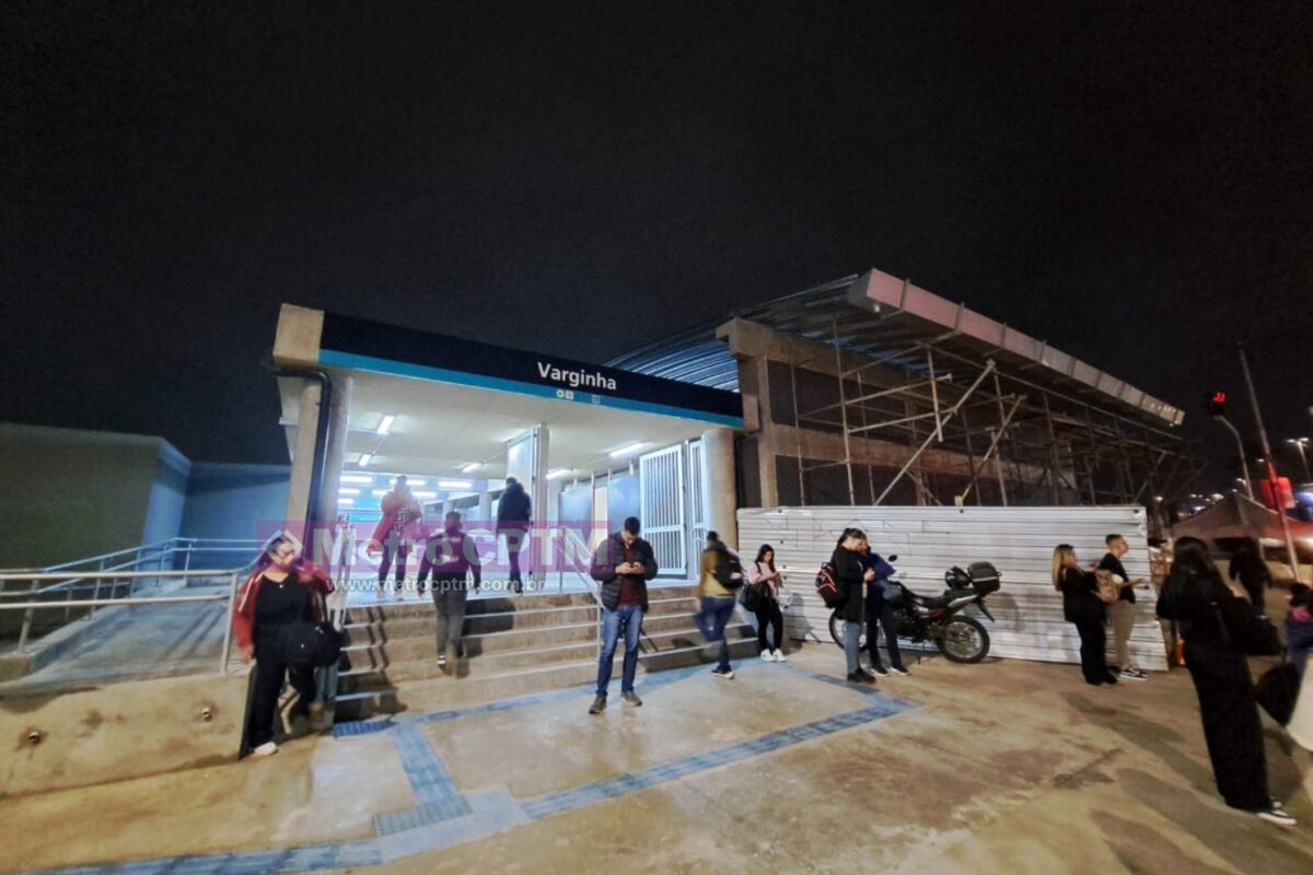 Novo acesso oeste da estação Varginha