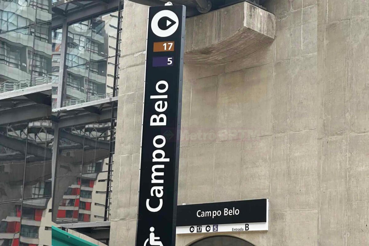 "Toblerone" da Linha 17 instalado