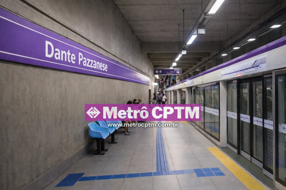 Estação Dante Pazzanese faz parte da fase 1 da Linha 16-Violeta