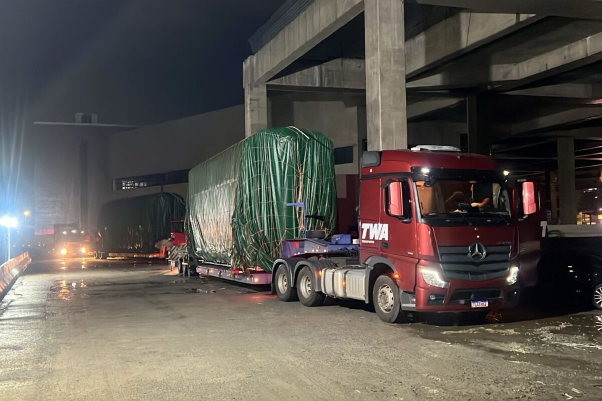Linha 17-Ouro recebe o 10º trem da BYD