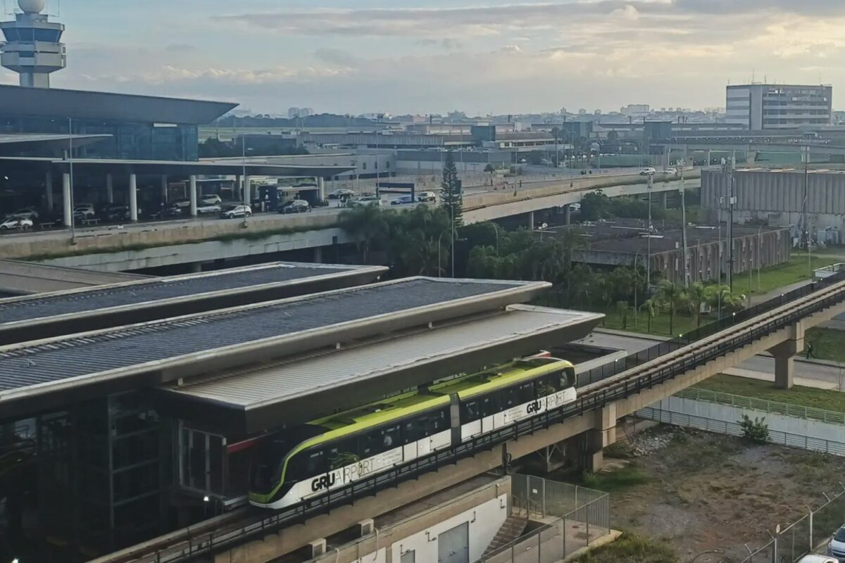 Aeromovel no Terminal 3 de Guarulhos