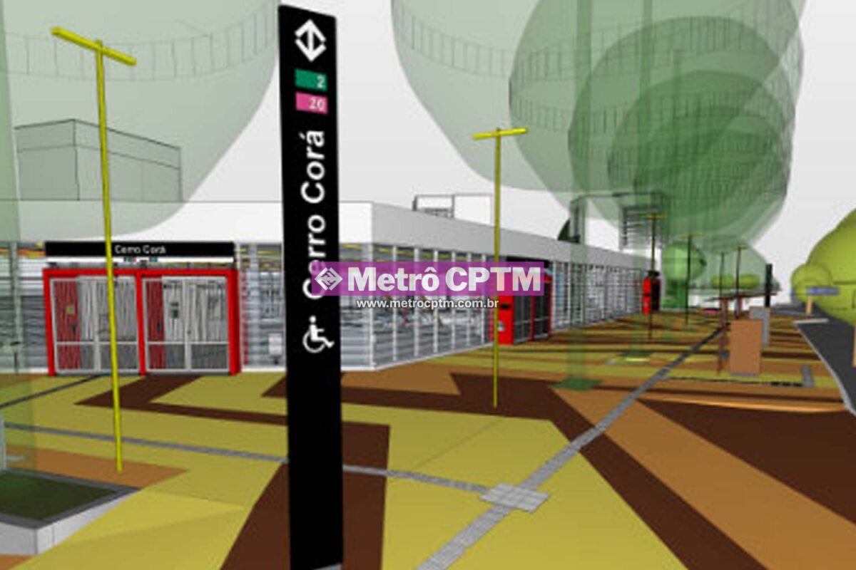 Concepção do acesso da estação Cerro Corá