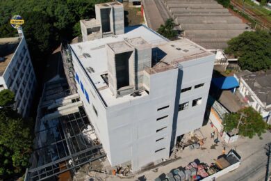 Prédio técnico da estação Água Branca