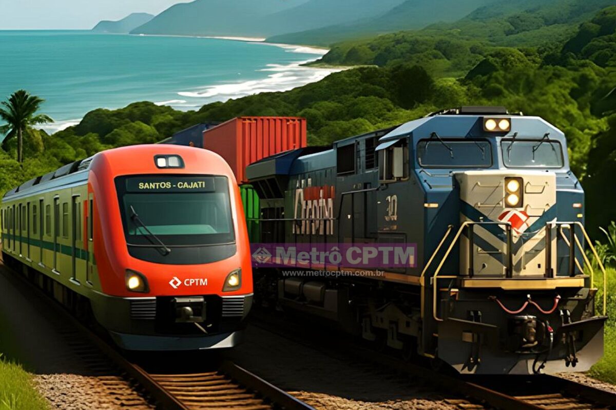 Trem Santos-Cajati: carga e passageiros