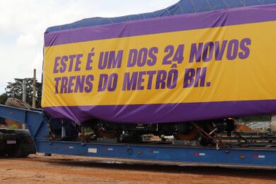 Trens da CRRC desembarcaram no Brasil