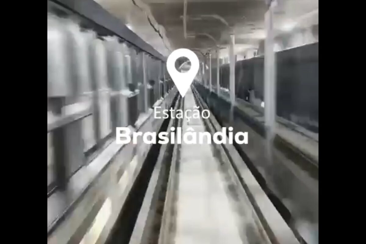 Brasilândia é uma das poucas estações com portas de plataforma