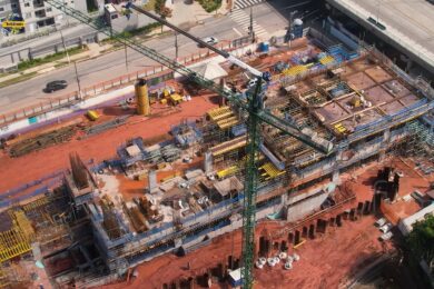 Corpo da estação Ipiranga da Linha 15-Prata