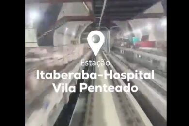 Estação Itaberaba, a mais profunda do ramal