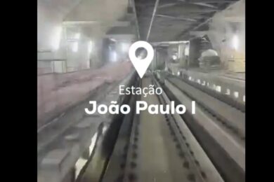 Estação João Paulo I com mezanino metálico