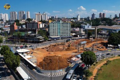 Terminal São Bernardo está apenas nas fundações