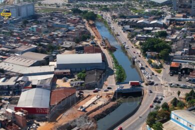 Trecho do BRT próximo de São Caetano