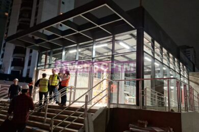Acesso da estação Perdizes recebendo retoques finais para a sua abertura