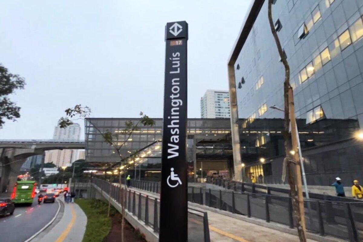 Estação Washington Luís da Linha 17-Ouro