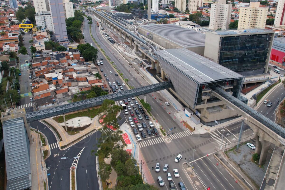 Estação Washington Luiz e Pátio Água Espraiada em junho de 2026