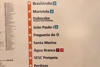 Mapa de estações confirma Linha 11-Coral ligada à Linha 6-Laranja