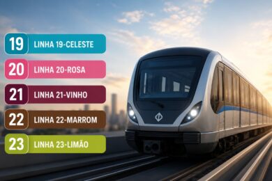 Metrô de São Paulo com várias linhas em projeto