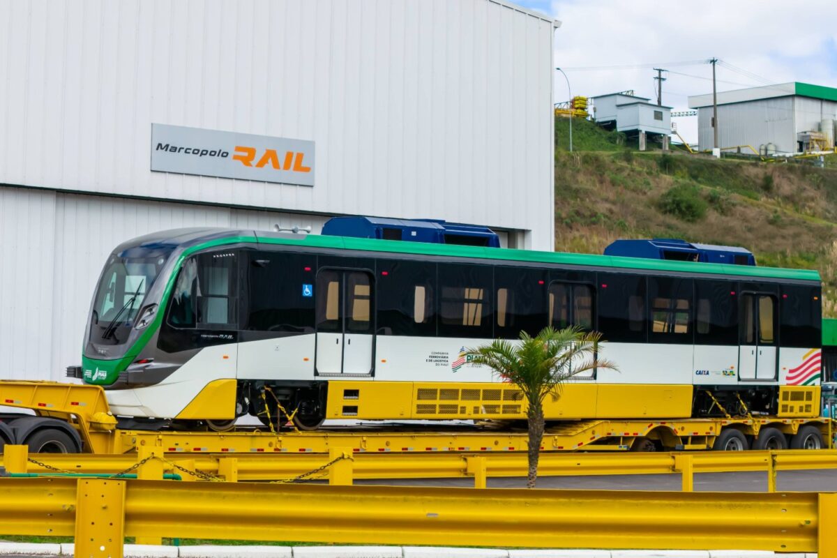 Primeiro VLT de Teresina fabricado pela Marcopolo Rail