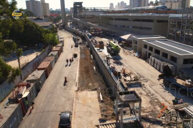 Trabalhos nas obras do pátio prosseguem