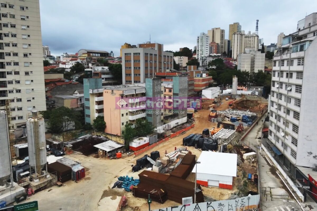 Estação 14 Bis-Saracura em agosto de 2026