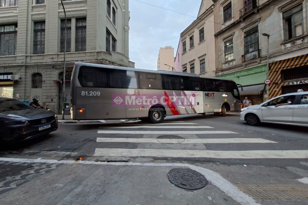 Ônibus intermunicipal da Next Mobilidade, em São Paulo