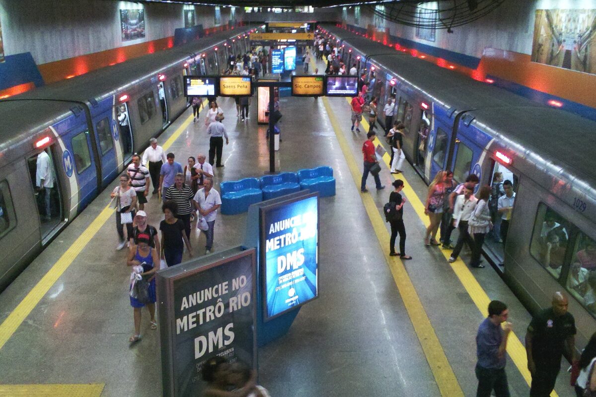 Estação Cinelândia do MetrôRio