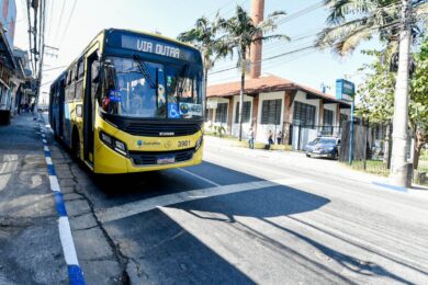 Ônibus do transporte público da cidade de Guarulhos