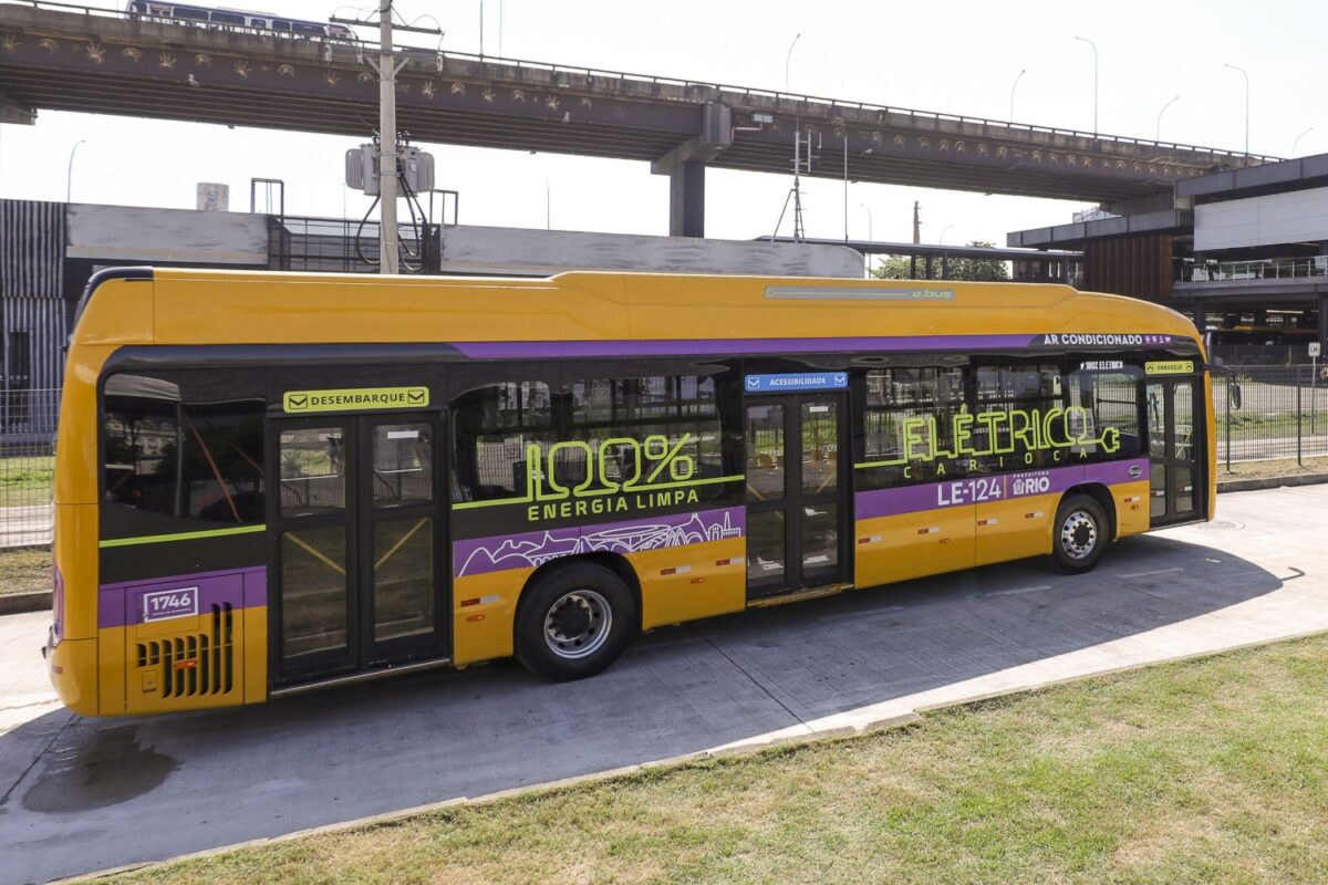 Ônibus elétrico do Rio