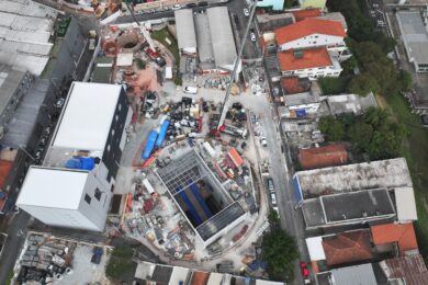 Visão aérea da estação Itaberaba em agosto de 2026