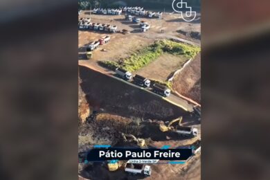 Escavações no Pátio Paulo Freire da Linha 2-Verde